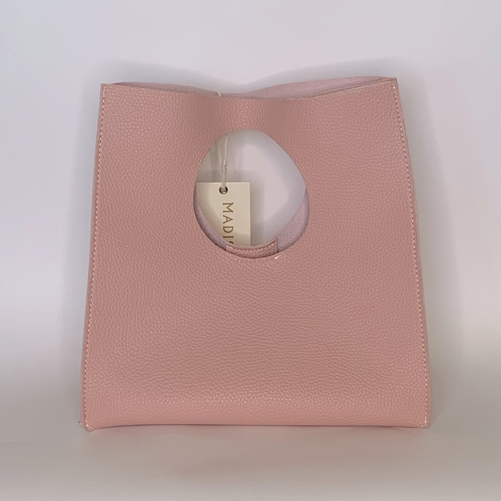 Madison West Pink Leather Handbag